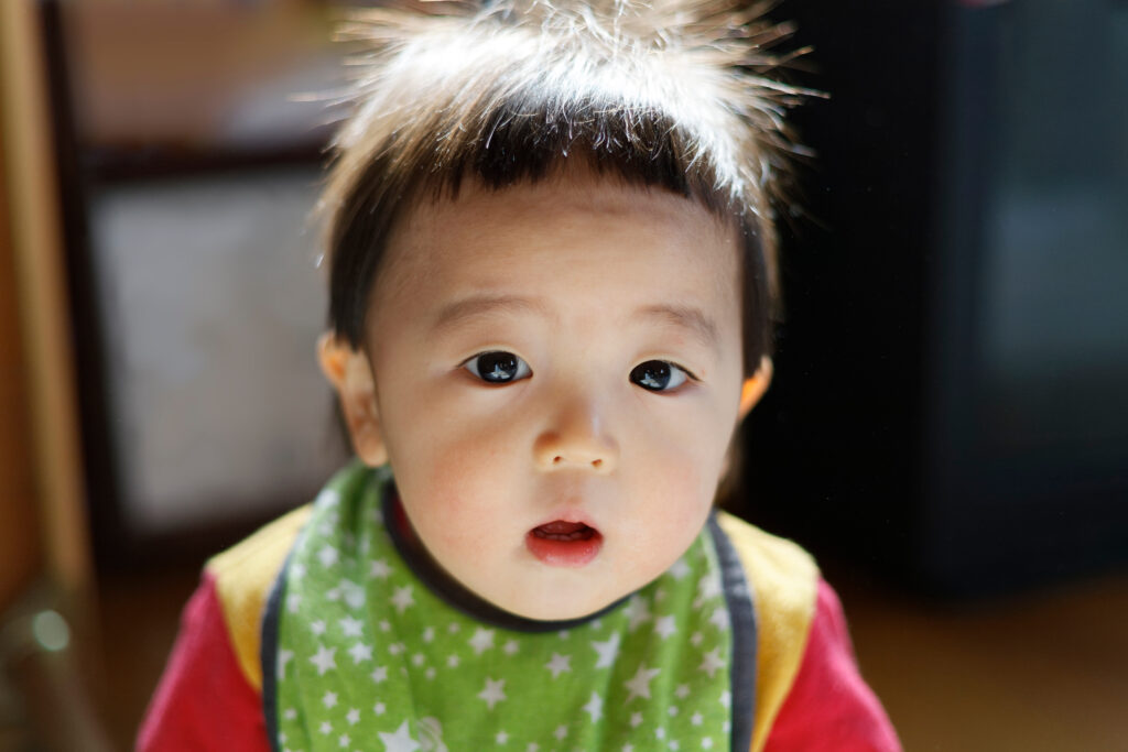 口呼吸する子供